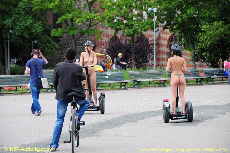 Nude in Public - Public Nudity - Naked In Public - Outdoor - Exhibtionism -...