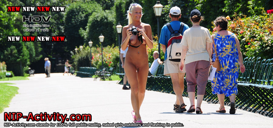 Sindy naked in public